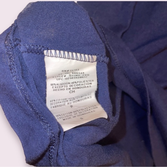 Champion Rainbow Graphic Navy Blue Logo Tee Size Youth Small - Picture 4 of 5